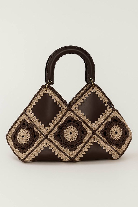 Сумки ручной работы из полиэфирного шнура и кожзама 2