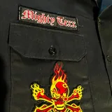 Винтажная кастомная рубашка Dickies 6