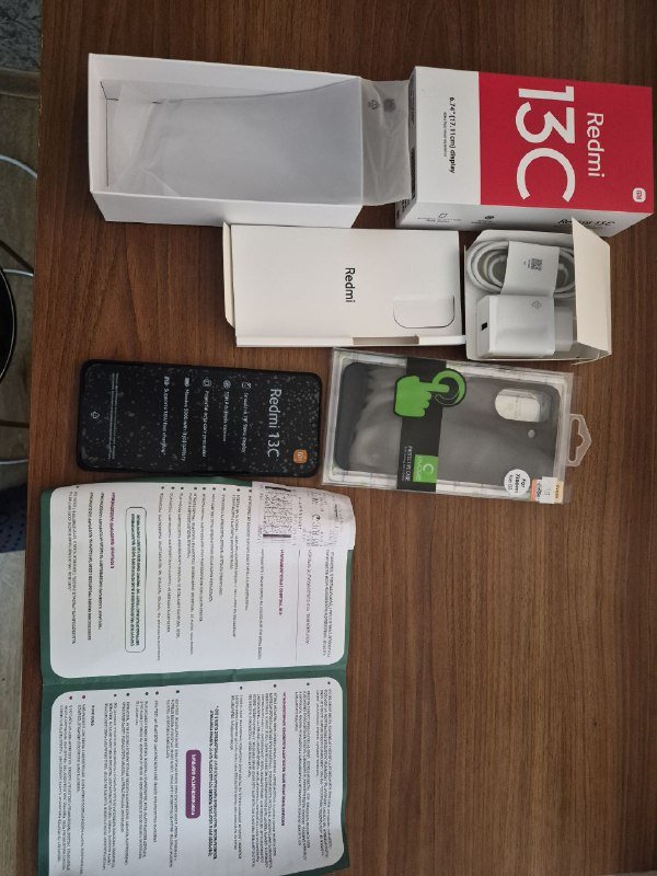 Redmi 13c 8/256 смартфон с чехлом 3