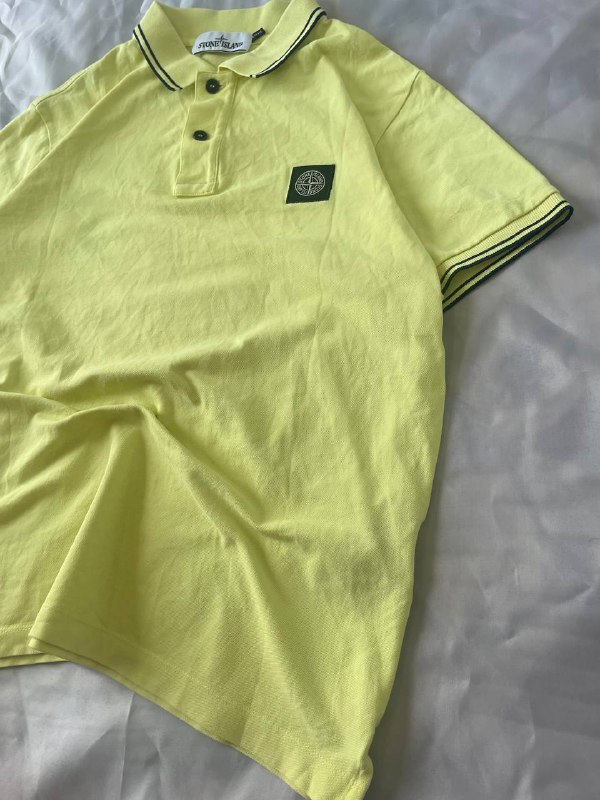 Желтая футболка Stone Island размер L 2