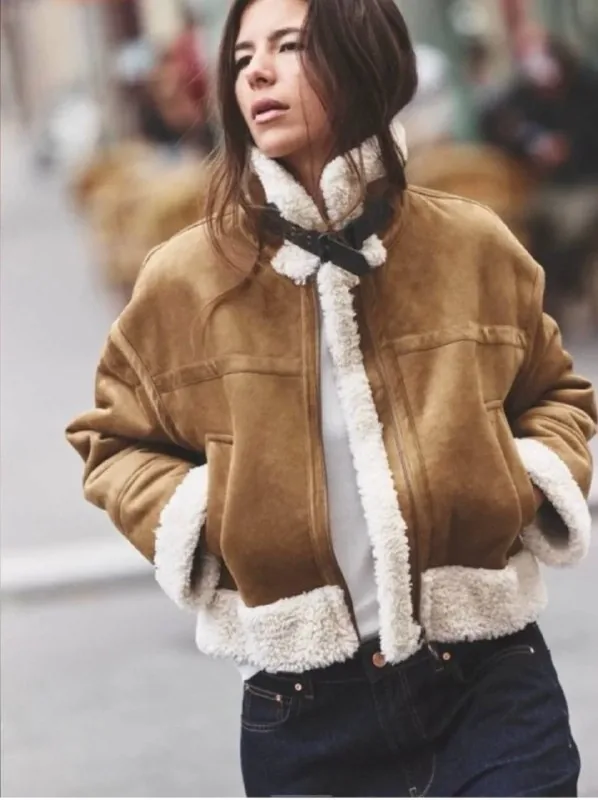 Дублёнка Zara 1