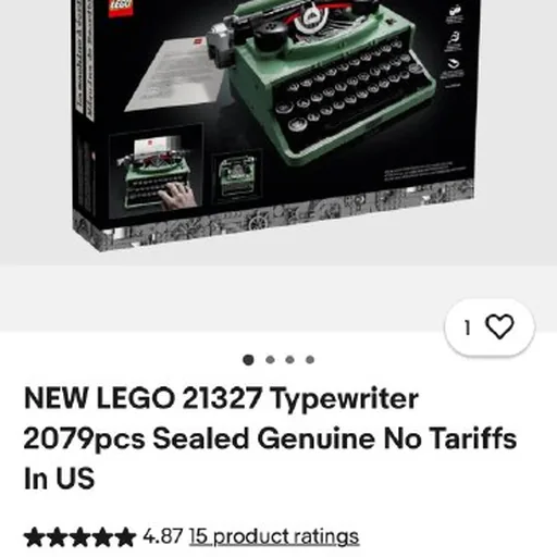 Lego печатная машинка