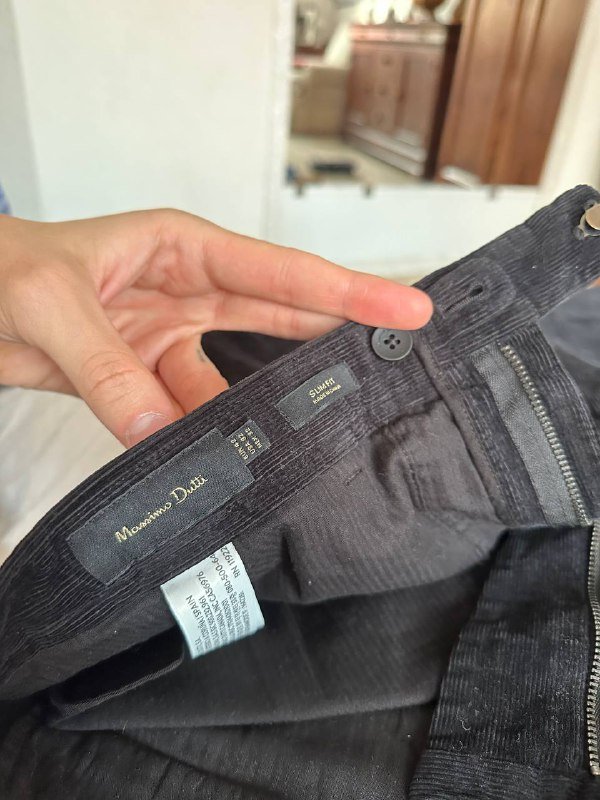Брюки вельветовые мужские Massimo Dutti Eur 42 slim fit 2
