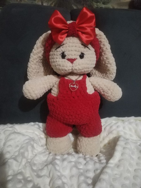 Зайчик ручной работы 38см