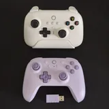 8BitDo Ultimate 2.4G beli, 8BitDo Ultimate 2C Wireless ljubičasti 2