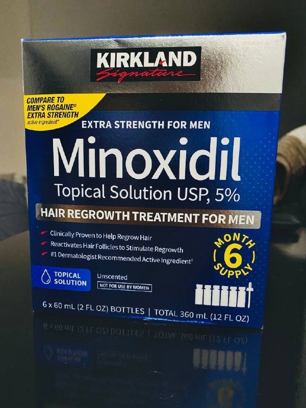 Minoxidil 5% Kirkland для роста бороды и волос