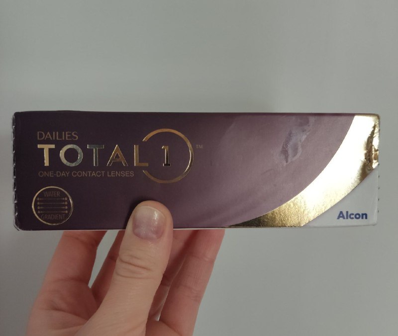 Однодневные контактные линзы Alcon Dailies Total 1