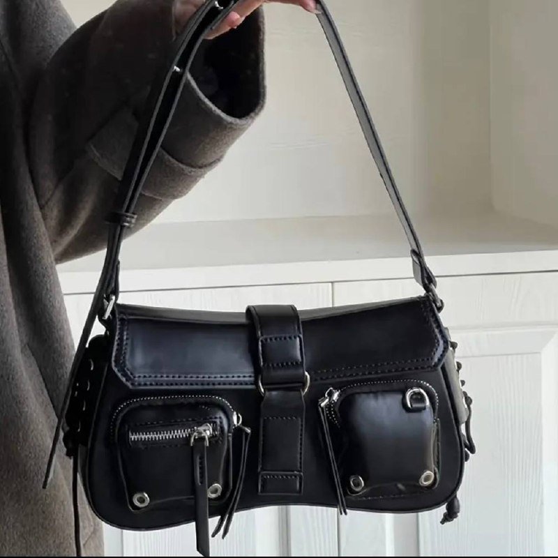 пальто, сумки, кроп лонгслив, попсокет, джинсы 5