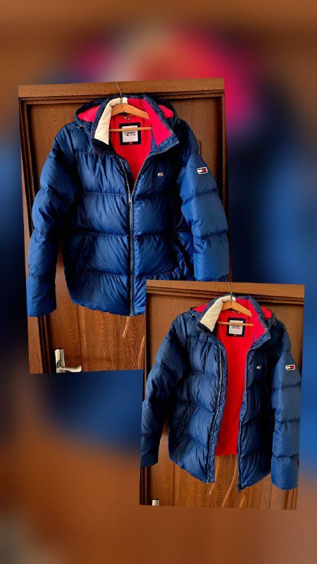 Пуховик TOMMY HILFIGER на гусином пуху, размер XL