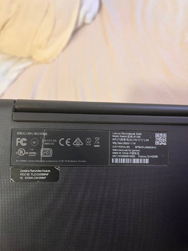 Lenovo Chromebook S330 14 дюймов на Arm процессоре 2