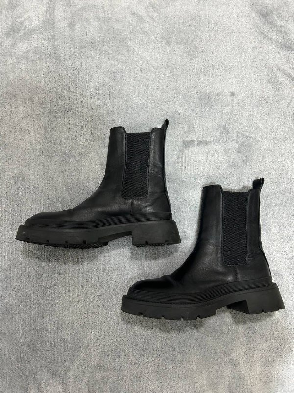 Сапоги Челси из натуральной кожи, размер 40