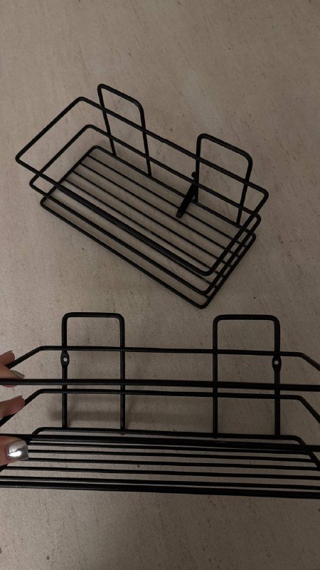 Металлические двухъярусные подставки для ванной комнаты