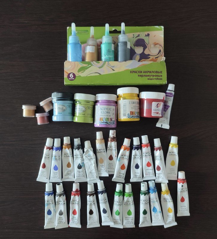 Ингалятор, бальзамы, варежки, макраме, украшения, спицы, краски акриловые 7