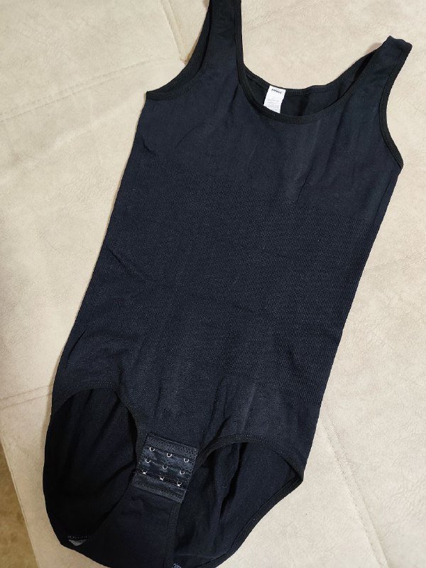 Чёрный утягивающий боди черного цвета размер 46-48 2