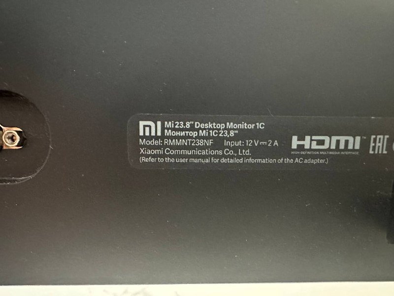 Монитор Xiaomi Mi Desktop Monitor 1C 23,8" 3