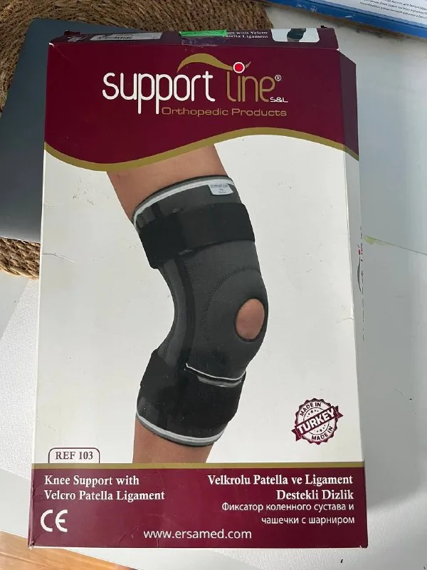 Неопреновый фиксатор колена Support Line, размер M 1