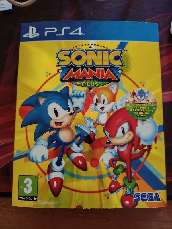 Игра PS4 Sonic Mania+ с артбуком