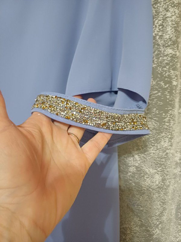 Пиджак чёрный джинсовый, платье 48-50, шарф новый 5