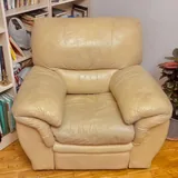 Раскладное кожаное кресло 2