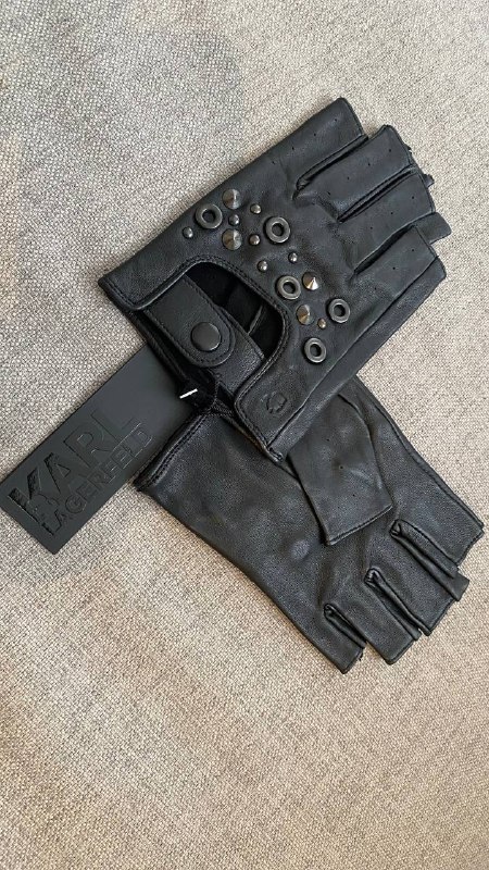 Кожаные перчатки Karl Lagerfeld M/L