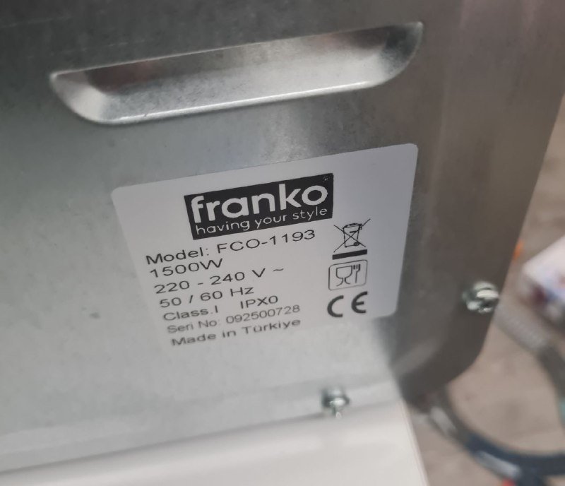 Конвекционный духовой шкаф Franko 4