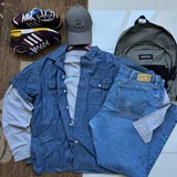 Лонгслив Oakley, рубашка JW Anderson x UniQlo, джинсы Lee, рюкзак Eastpak, кепка Oakley, кроссовки Adidas Originals ZX 750 1