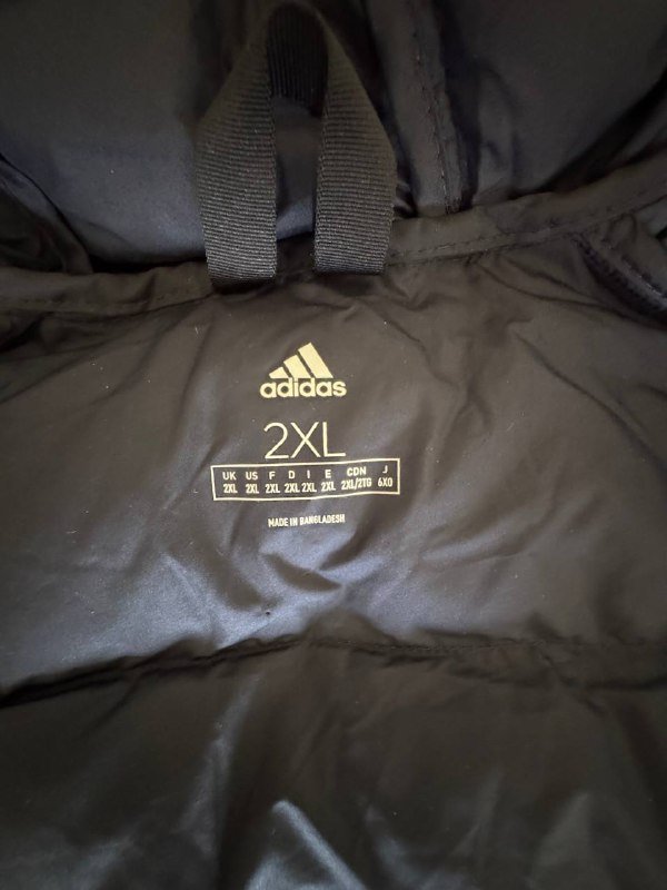 облегчённый зимний пуховик Adidas 2XL мужской 3