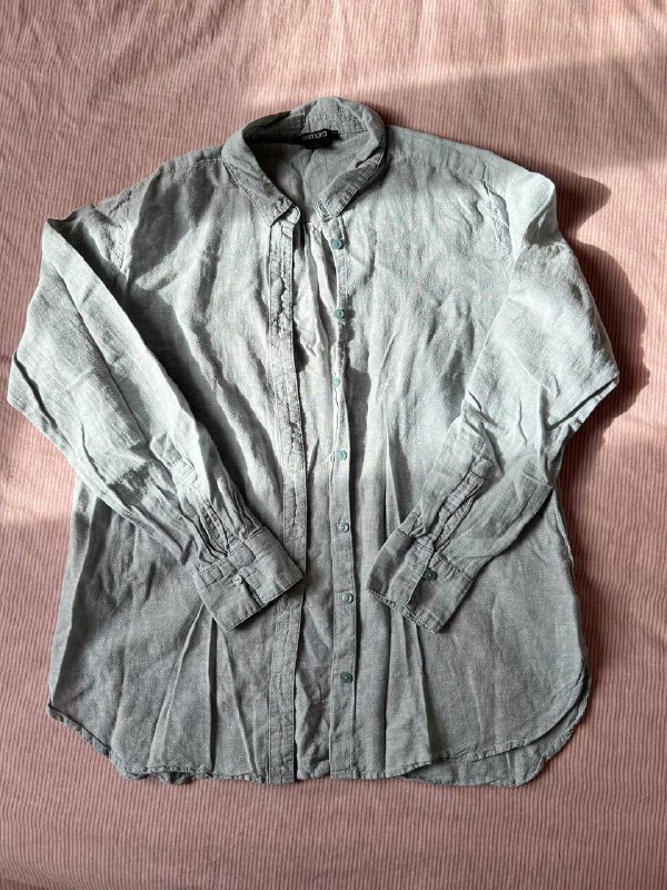 Свитшот Levi’s, Свитшот Uniqlo, Кофточка, Льняная рубашка, Мини-юбка, Шарф голубой, Шарф желтый, Handmade шарф 6