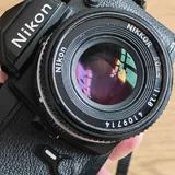 Плёночный фотоаппарат Nikon FM с объективом Nikkor 50mm 5