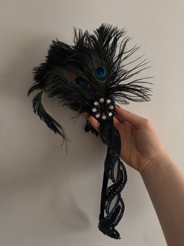 Шляпка таблетка, бандо 1920-х, серьги, колье 2