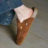 Замшевые сабо, биркенштоки 3