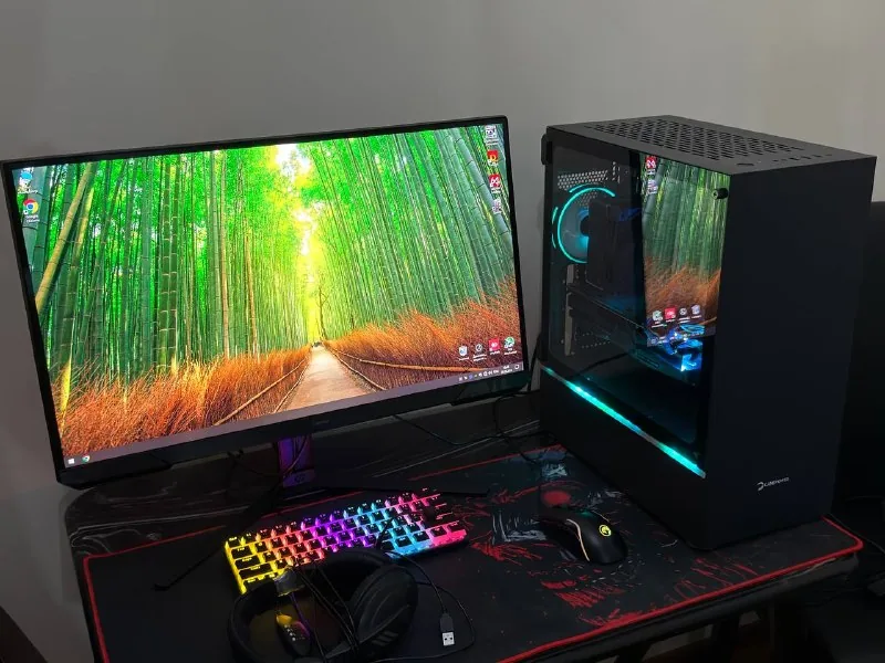 Игровой ПК с монитором 27 дюймов 180 Гц 1