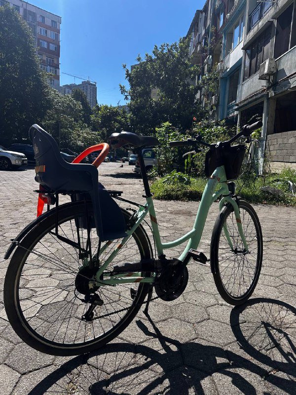 Велосипед с детским креслом Shimano 3