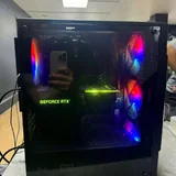Игровой компьютер с монитором, клавиатурой, мышью 1