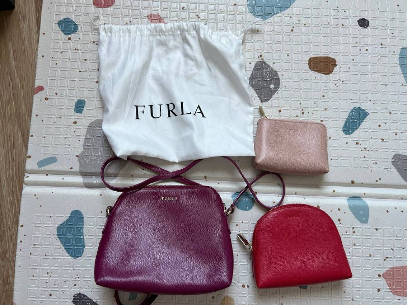 Сумка Furla Boheme, две косметички