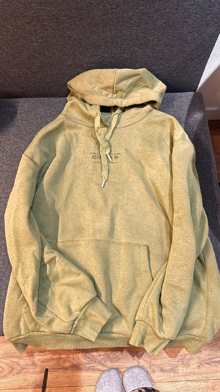 Худи толстовка на флисе L оверсайз