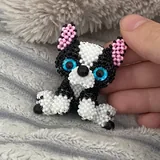 Собачка из бисера 1