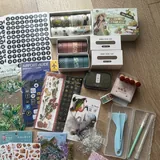 Наклейки, бумага, скотчи, штампы и чернила для скрапбукинга 3