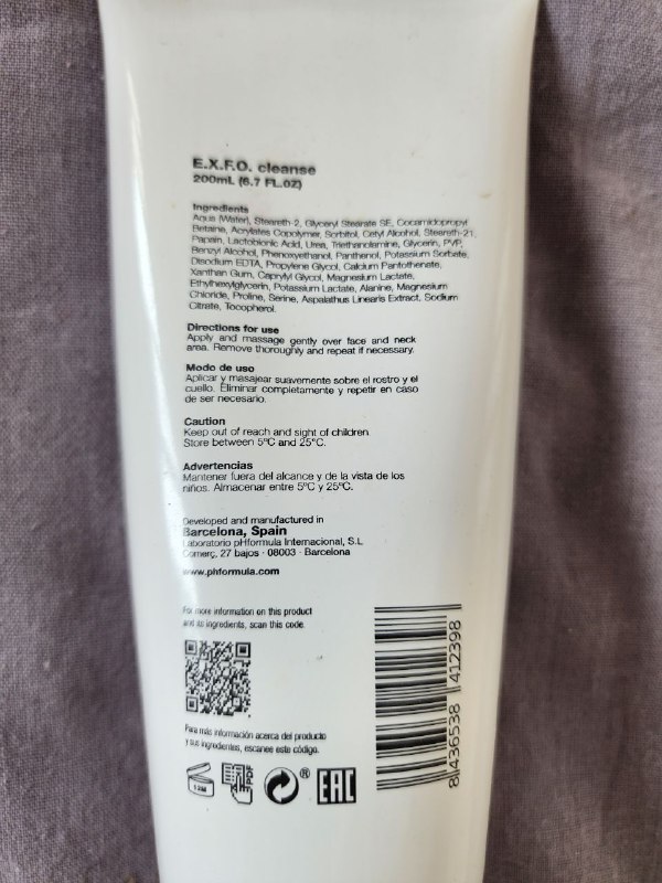 Умывашка pHformula E.X.F.O. Cleanse 200 мл 2