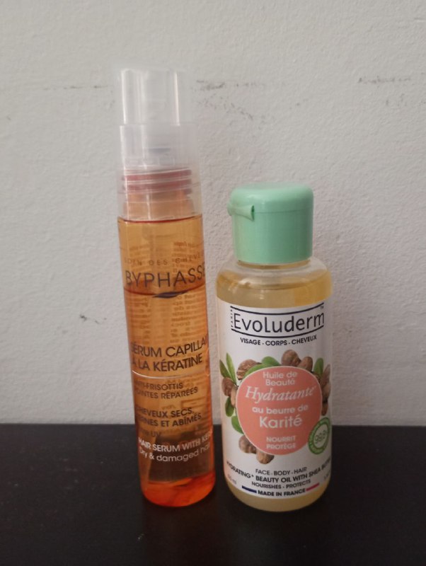Evoluderm масло ши, Byphasse сыворотка для волос