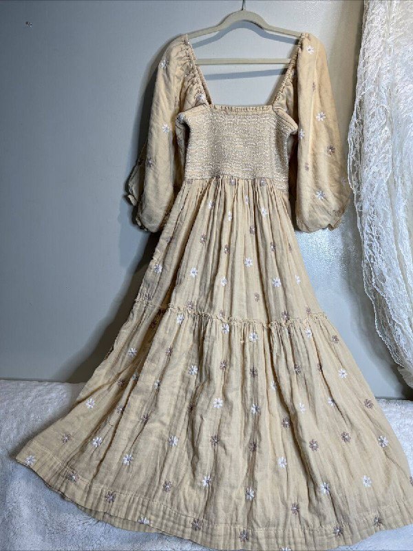 Платье-сарафан с рукавами-воланами 5