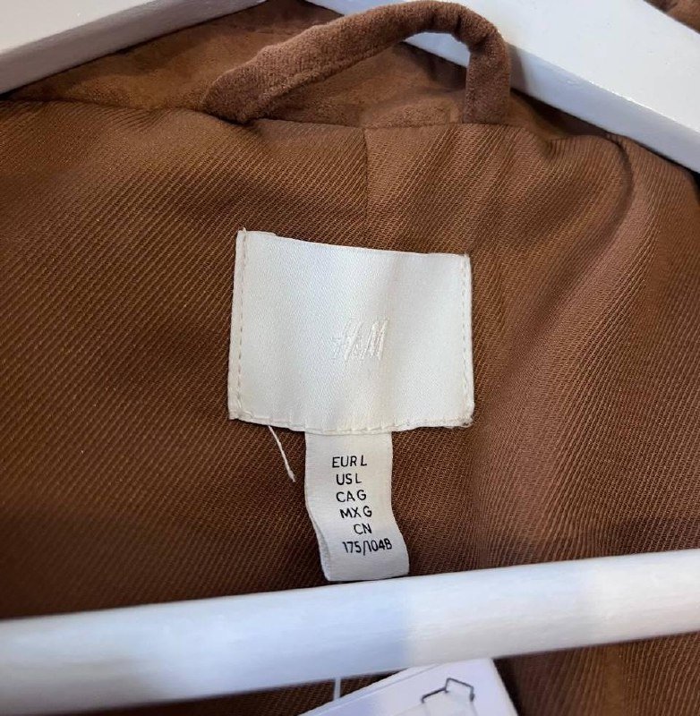 Замшевый пиджак H&M размер L 4