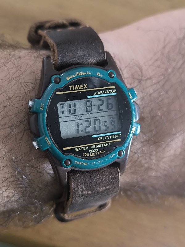 Винтажные TIMEX Expedition на новом кожаном ремешке 2