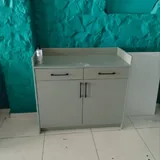 Деревянная тумба для посуды 1