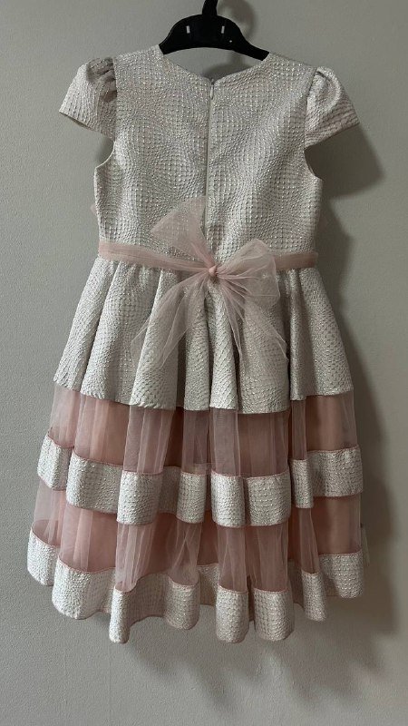 Детские платья чёрное, жёлтое, розовое 8