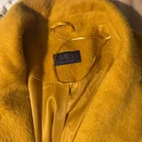 Yellow coat, leather jacket, Sandro Ferrone coat, Collage jacket, River Island fur coat, Ipekyol leather coat 5