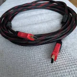 Кабельные стяжки, HDMI-кабель 5 метров 2