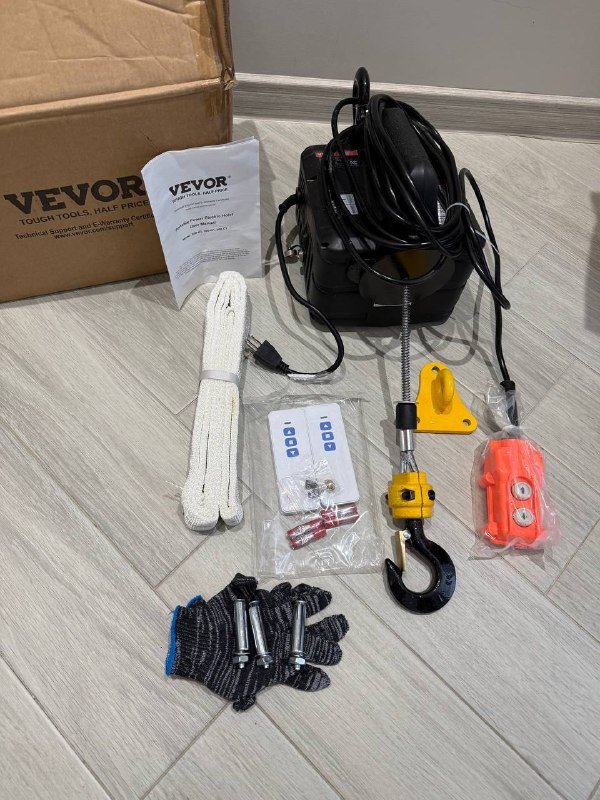 Электрическая лебёдка 500 кг VEvor 3