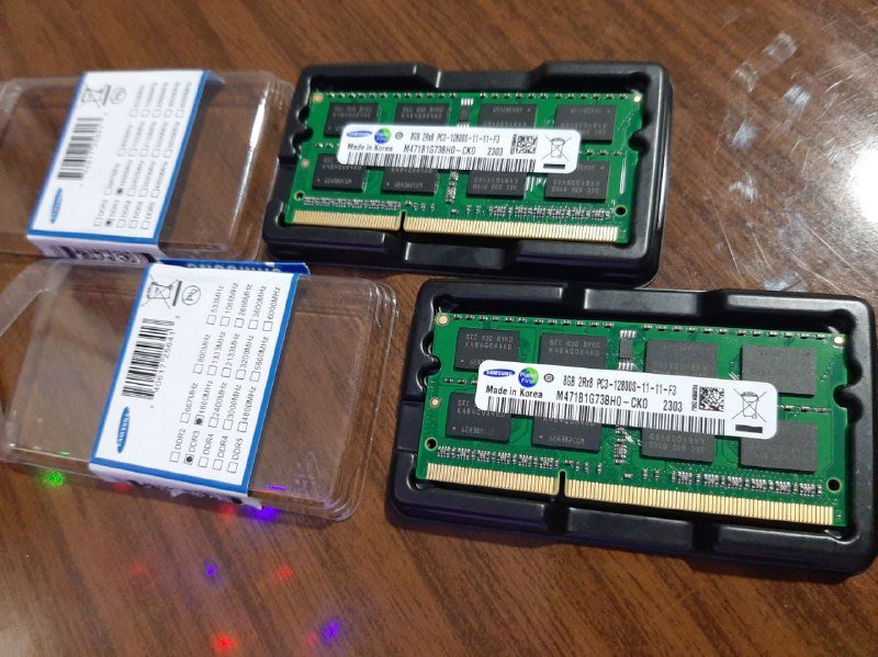 Оперативная память Samsung SODIMM DDR3 8ГБ 2 модуля