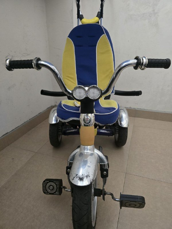 Детский велосипед-коляска 2